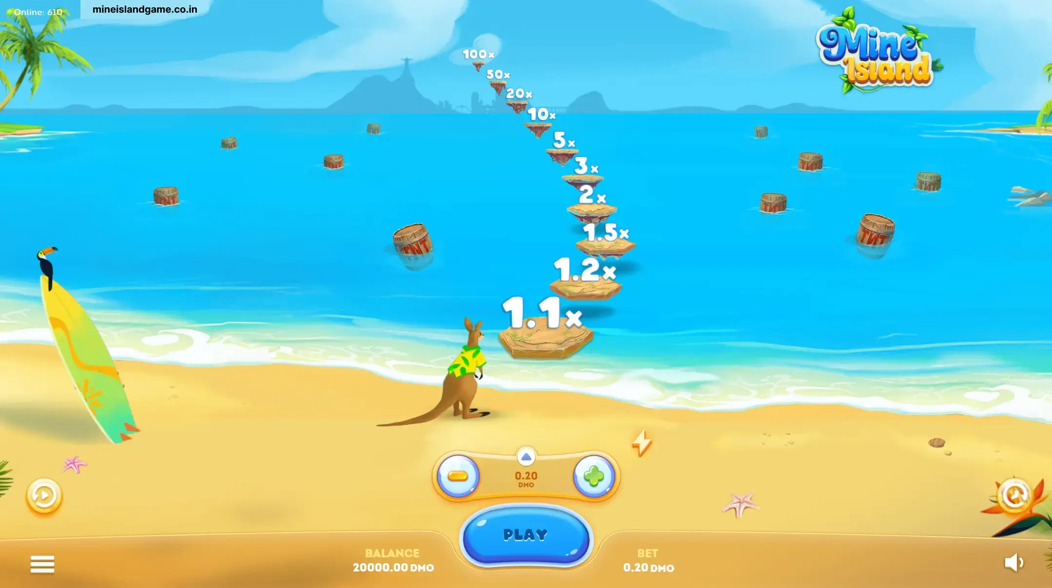 Mine Island Game